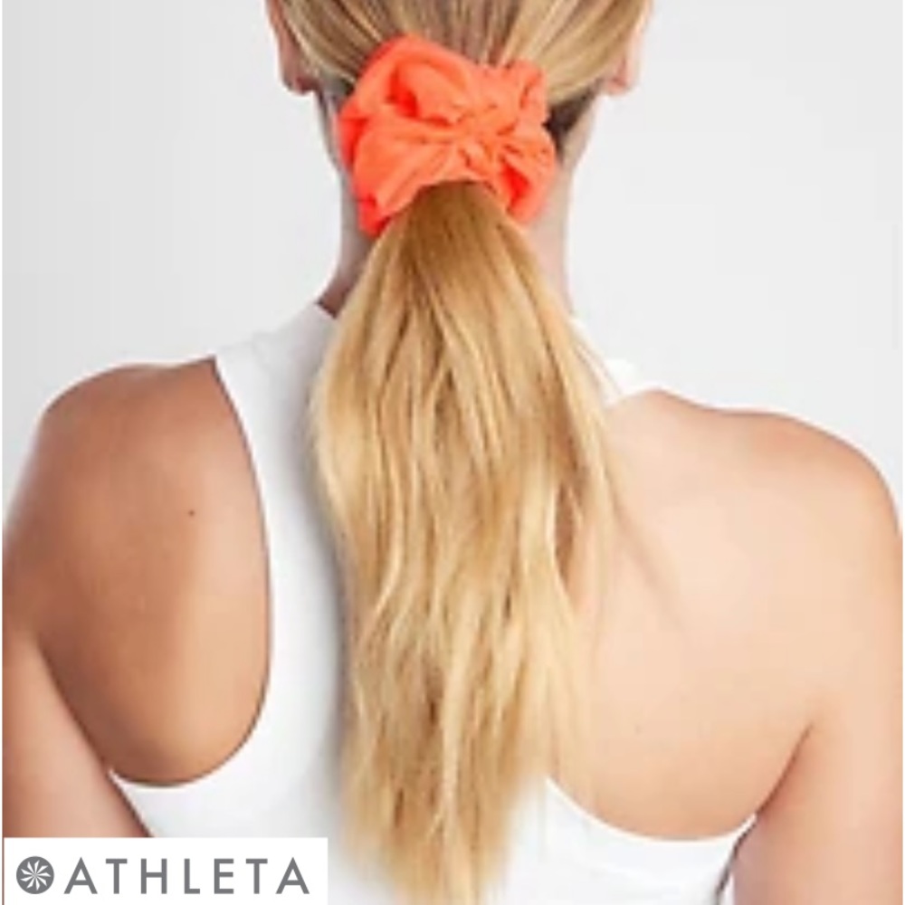 Athleta Oversized Scrunchie - Red/Orange - NWT